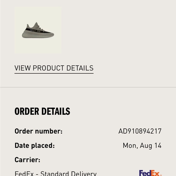 Gray Yeezy Boost 350 V2 Sneakers - Picture 7 of 7